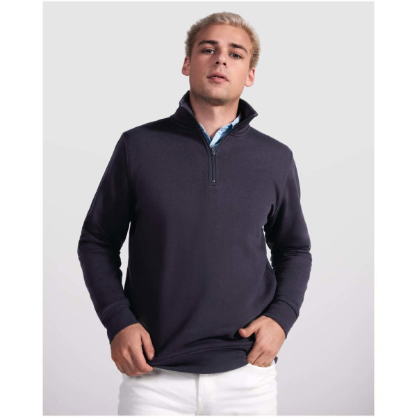 Sudadera con media cremallera de 280 g/m² Aneto